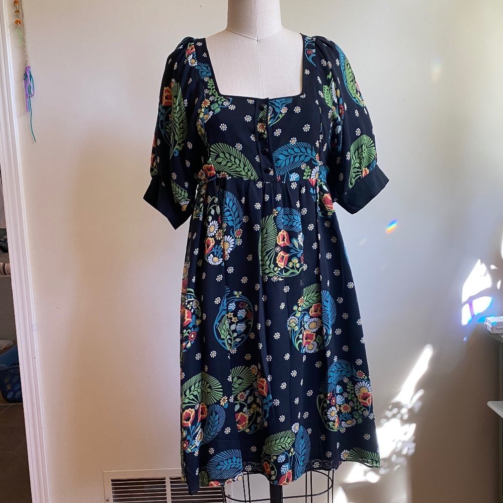 Anthropologie Maeve Silk Dress